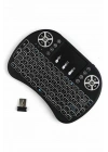 ÇOK SATAN Kablosuz Türkçe Q Klavye RGB Işıklı Televizyon Ps3 Dokunmatik Mouse