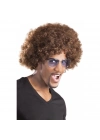 ÇOK SATAN Kahve Renk Kıvırcık Afro Bonus Peruk