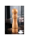 ÇOK SATAN Karabiber Tuz Değirmeni Ahşap 21 cm XL