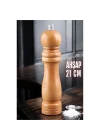 ÇOK SATAN Karabiber Tuz Değirmeni Ahşap 21 cm XL