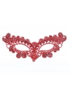 ÇOK SATAN Kırmızı Dantel Masquerade Maskesi 6 No