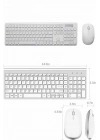 ÇOK SATAN Klavye Mouse Seti Sessiz Kablosuz Türkçe TV  PC Uyumlu