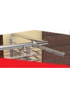 ® Koral Sabit Alüminyum Balkon Çamaşır Kurutmal Askılığı