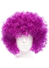 ÇOK SATAN Koyu Mor Renk Violet Afro Bonus Saç Peruk