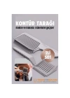 ÇOK SATAN Kuaför Berber Kavisli Kontur Kesim Tarağı 2 li SET