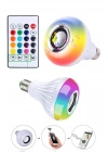ÇOK SATAN Kumandalı RGB Led Işık Bluetooth Hoparlör Ses Lambası Renkli Ampul