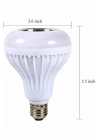 ÇOK SATAN Kumandalı RGB Led Işık Bluetooth Hoparlör Ses Lambası Renkli Ampul