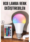 ÇOK SATAN Led Ampul Enerji Dostu RGB Işıklı 100W Led Işık