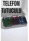 ÇOK SATAN Led Işıklı Oyuncu Klavye Usb Girişli RGB Işıklı Q Klavye Mouse Hediyeli