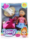 ÇOK SATAN Lovely Mini Bebek Pembe Sepetli Evcil Hayvanlı Oyun Seti