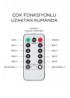 ÇOK SATAN Lw-7 300 Ledli 10 Sarkıt Perde Led Işık, 8 Modlu Uzaktan Kumandalı, 3x3 Metre Peri Telli Led
