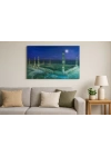 ÇOK SATAN Mescid-i Nebevi Duvar Tablosu Resmi - İslami Hediye Seçeneği 40x60 Cm