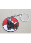ÇOK SATAN Metal Dönen Itachi Uchiha Anahtarlık