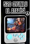 ÇOK SATAN Mini Atari El Atarisi 3.5 inç Ekran Çift Konsol 666 Adet Retro Oyun Gameboy El Atarisi