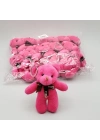 ÇOK SATAN Mini Ayıcık Anahtarlık Pembe Renk