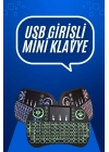 ÇOK SATAN Mini Klavye Gaming Pc Playstation Ledli Mouse Rgb Mouse Bluetooth Usb