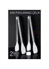 ÇOK SATAN Mini Şeker Maşası Paslanmaz Zazzeri Classic 2 ADET