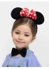 ÇOK SATAN Minnie Mouse Kostüm Seti Taç Kuyruk Papyon Gösteri Seti
