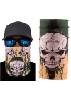 ÇOK SATAN Motorcu Boyunluk Baf Buff Bandana 25x48 Cm Model 5
