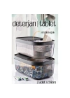 ÇOK SATAN MultiBox Deterjan Tablet Kutusu Sürgülü Kapak 5 Litre 2 ADET