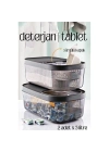 ÇOK SATAN MultiBox Deterjan Tablet Kutusu Sürgülü Kapak 5 Litre 2 ADET