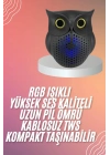 ÇOK SATAN Müzik Çalar Bluetooth Hoparlör Speaker 5.0 Kablosuz Baykuş Görünümlü