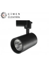 ÇOK SATAN NOAS YL29 4001 Siyah Kasa Lyon 40W Ray Spot 6400K Beyaz Işık