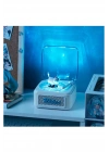 ÇOK SATAN Nostalji Mini Plak Görünümlü Radyolu Bluetooth Hoparlör 3d Ses Dalgası Retro Müzik Plak Beyaz