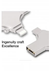 ÇOK SATAN Otg 4in1 Cep Telefonu Çok Fonksiyonlu Usb Flash Bellek 128 Gb Type-c, Micro Sd Ve Kart Okuyucu