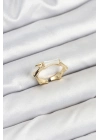 ÇOK SATAN Pirinç Gold Renk Kemik Model Kadın Yüzük
