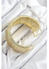 ÇOK SATAN Pirinç Tel Sarma Model Gold Renk Kadın Bileklilk