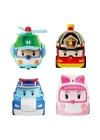ÇOK SATAN POLI MRT-760 Robocar Poli Mini Kasabanın Kurtarma Araçları 4lü Set