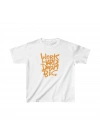 Çocuk Baskılı T-Shirt - Beyaz