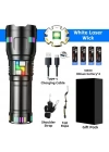ÇOK SATAN Pro F-3002 Alüminyum Tg Led Gece Şeritli Type-c Şarjlı El Feneri