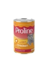 ÇOK SATAN Proline Sos İçinde Et Parçacıklı Tavuklu Yetişkin Konserve Kedi Maması 400 Gr