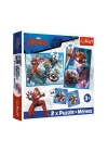 ÇOK SATAN PUZZLE-93333 2W1 Marvel The Avengers Çocuk Puzzle