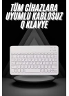 ÇOK SATAN Q Klavye Türkçe Bluetooth Klavye Tüm Cihazlara Uyumlu Kablosuz