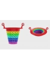 ÇOK SATAN Renkli 6 Kademeli Lavabo Süzgeci