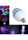 ÇOK SATAN Renkli Led Döner Başlıklı Disko Topu Ampul Gece Lambası Disco Lamp