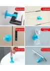 ÇOK SATAN Renkli Vantuzlu Geçmeli Kapı Kolu Stoper 4lü Set
