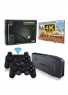 ÇOK SATAN Retro Oyunlar 4k Game Stick 2.4g Kablosuz Çift Kol 3500 Oyun Atari