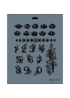 ® Rich New Seri N-123 Stencil 35x25 cm