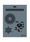 ® Rich New Seri N-135 Stencil 35x25 cm