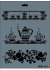 ® Rich New Seri N-143 Stencil 35x25 cm