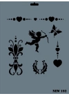 ® Rich New Seri N-192 Stencil 35x25 cm