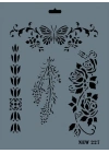 ® Rich New Seri N-227 Stencil 35x25 cm