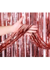 ÇOK SATAN Rose Gold Püsküllü Kapı Perdesi - Parti, Bekarlığa Veda, Doğum Günü 1x2 M