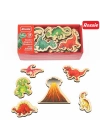 ÇOK SATAN Rossie Mıknatıslı Ahşap Dinozorlar
