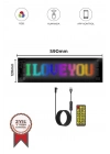 ÇOK SATAN Rp1259 Led Matrix Panel 16x96cm Telefon Kontrollü Kayar Led Animasyon Aydınlatma