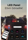 ÇOK SATAN Rp1259 Led Matrix Panel 16x96cm Telefon Kontrollü Kayar Led Animasyon Aydınlatma